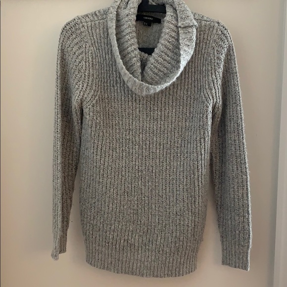 Forever 21 Gray Cowlneck Sweater - Picture 1 of 3